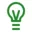 Icon=Lightbulb, Color=Forest Green